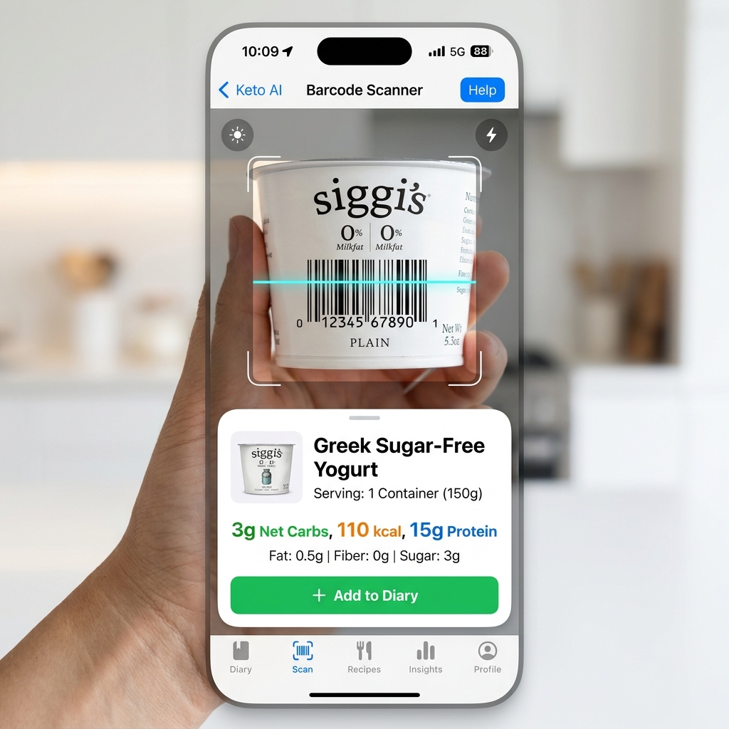 Barcode Scanner Screen Mockup